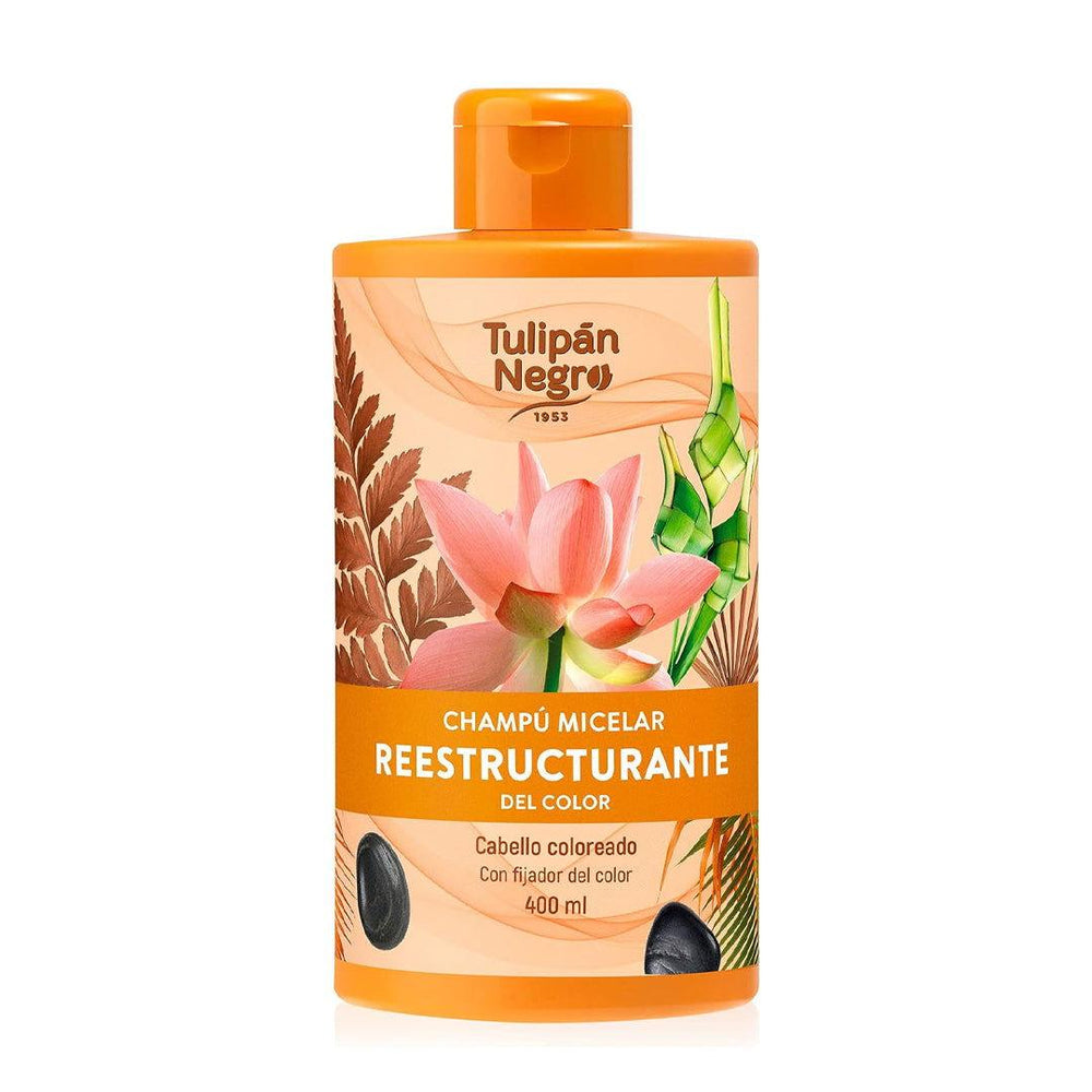 TULIPAN NEGRO| SHAMPOOING MICELLAIRE RESTRUCTURANT - CHEVEUX TEINTS - Mayshka