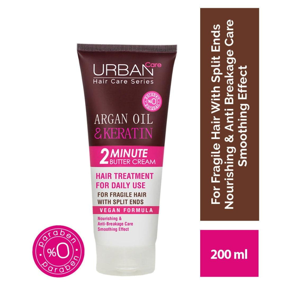 URBAN CARE | 2 MINUTES CRÈME-MASQUE ARGAN & KÉRATINE Mayshka