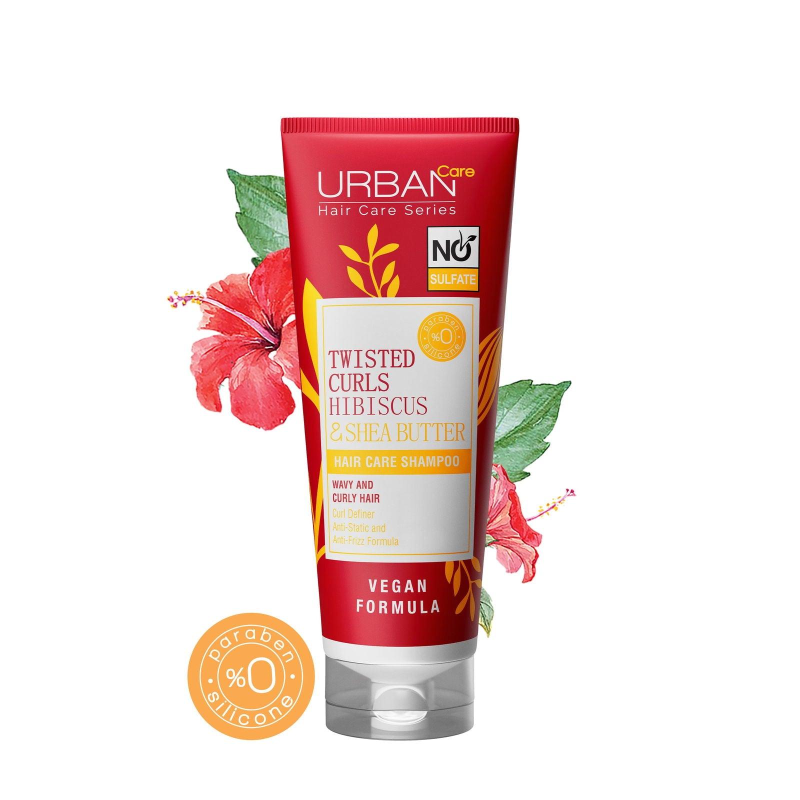 URBAN CARE | TWISTED CURLS HIBISCUS & SHEA BUTTER SHAMPOO - Mayshka