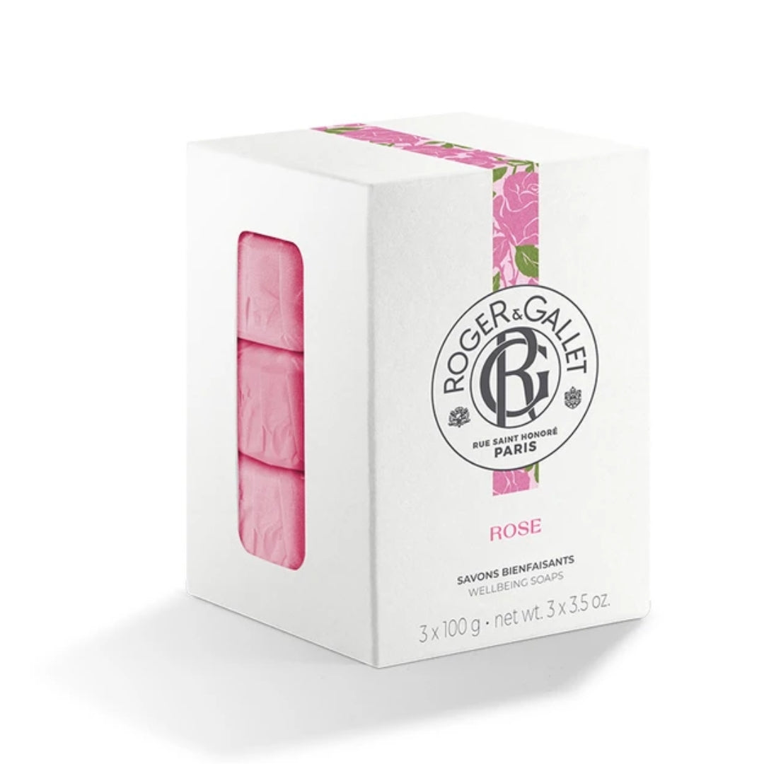 ROGER GALLET | COFFRET SAVONS 300G ROSE