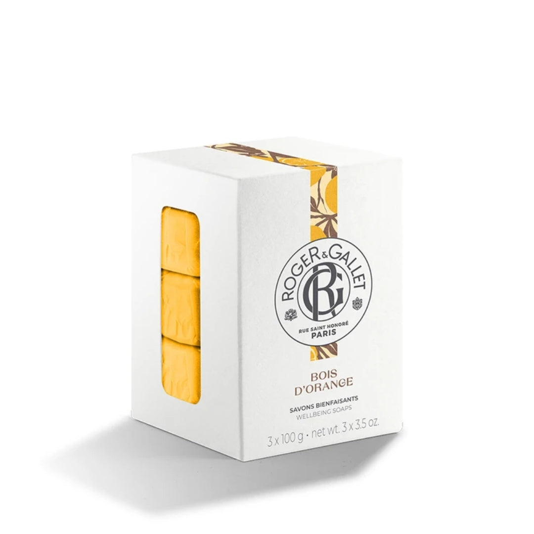 ROGER GALLET | COFFRET SAVONS 300G BOIS D'ORANGE