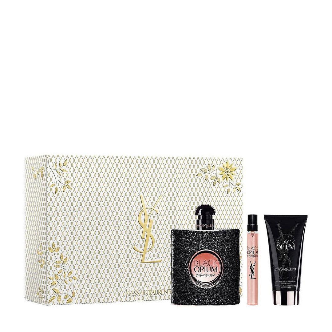 YVES SAINT LAURENT | COFFRET EAU DE PARFUM BLACK OPIUM + CREME + 10 ML - Mayshka
