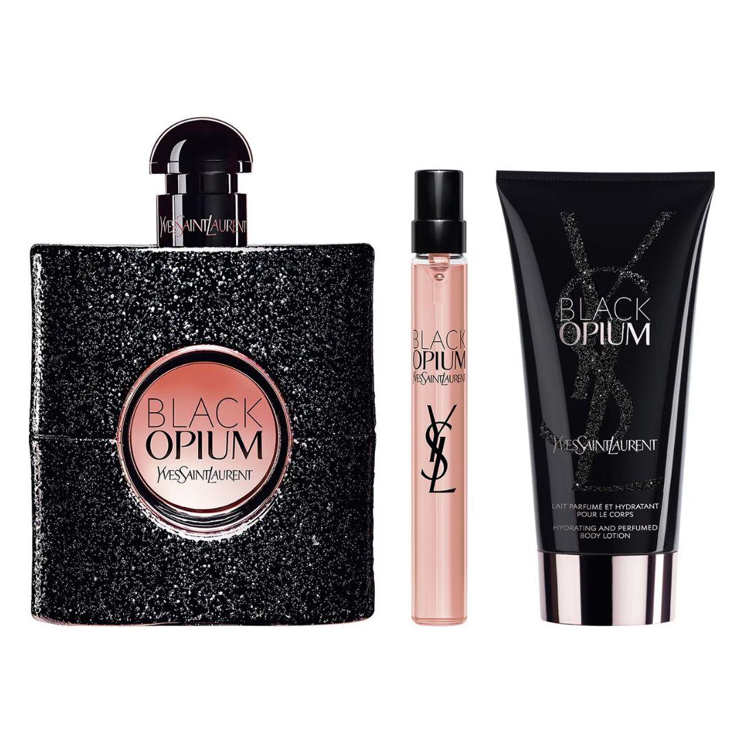 YVES SAINT LAURENT | COFFRET EAU DE PARFUM BLACK OPIUM + CREME + 10 ML - Mayshka