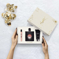 YVES SAINT LAURENT | COFFRET EAU DE PARFUM BLACK OPIUM + CREME + 10 ML - Mayshka