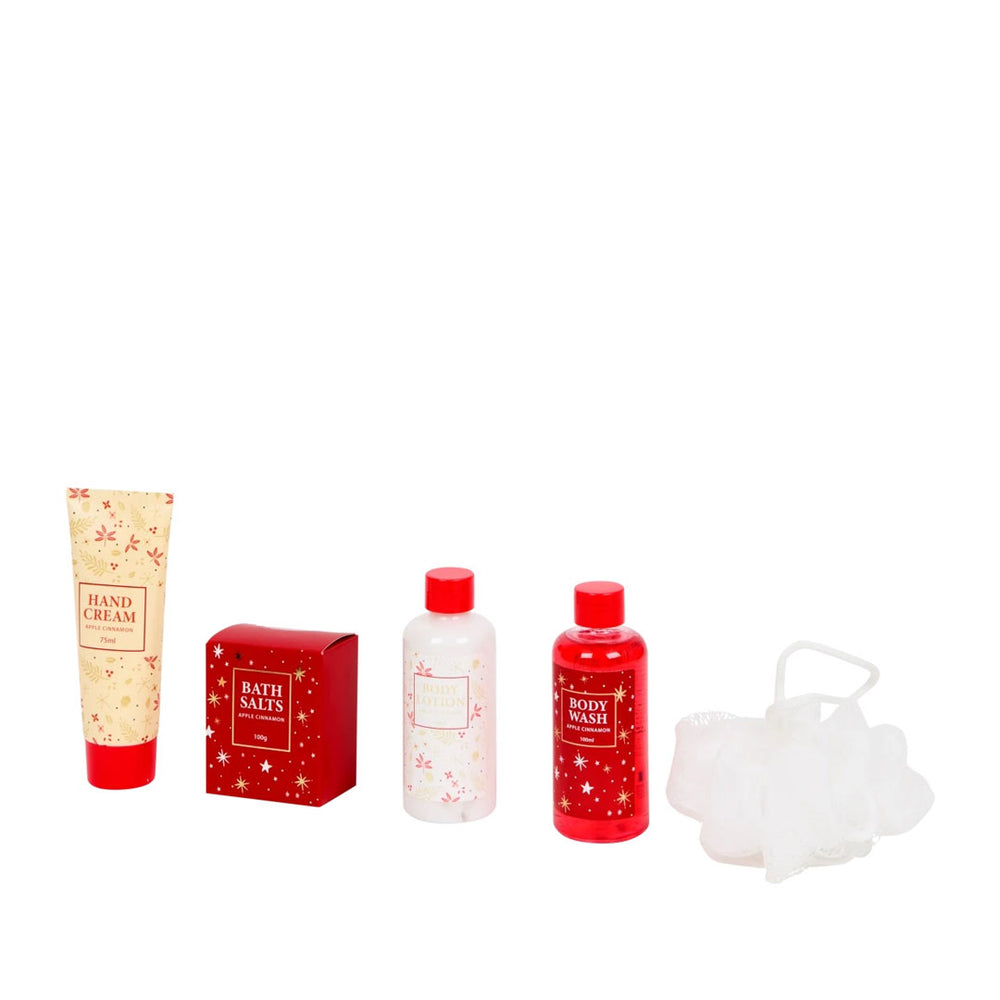 BATH SET | APPLE CINNAMON TROUSSE DE TOILETTE 6PCS