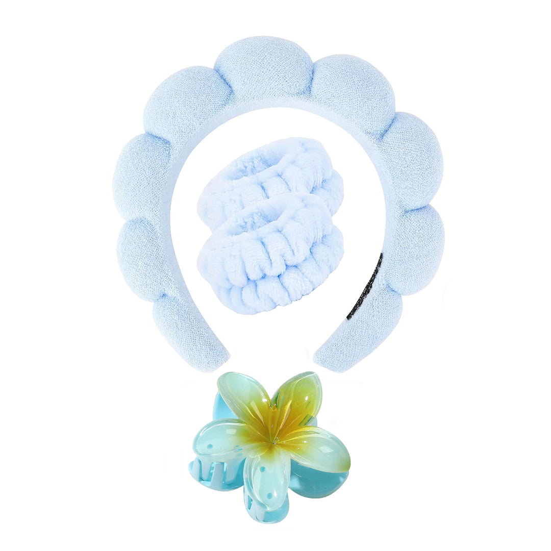 ACCESSOIRES | SET D'ACCESSOIRES CAPILLAIRES - BANDEAUX, BRACELETS, PETITE PINCE FLEUR COLORÉE