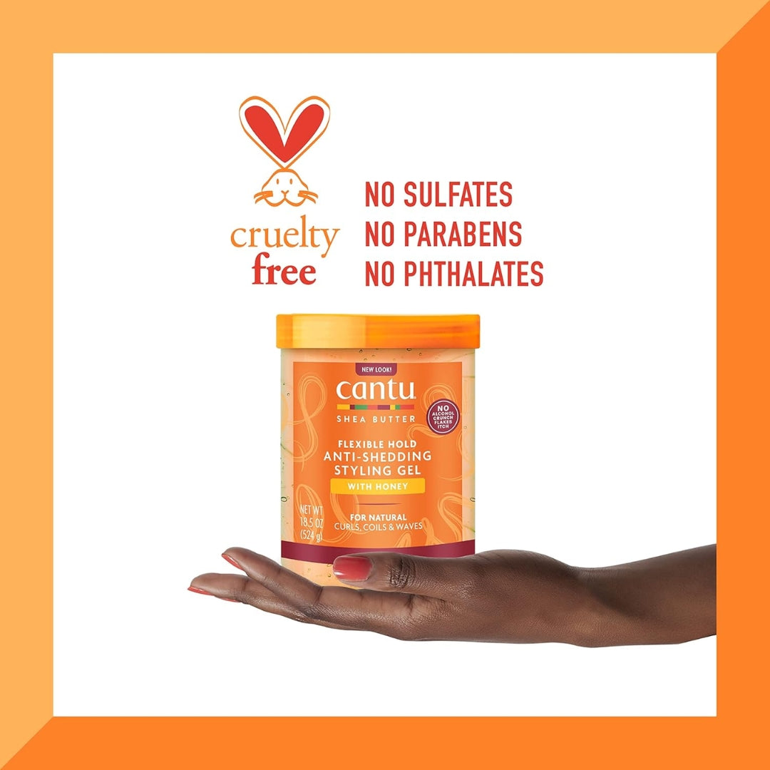 CANTU | SHEA BUTTER FLEXIBLE HOLD ANTI-SHEDDING