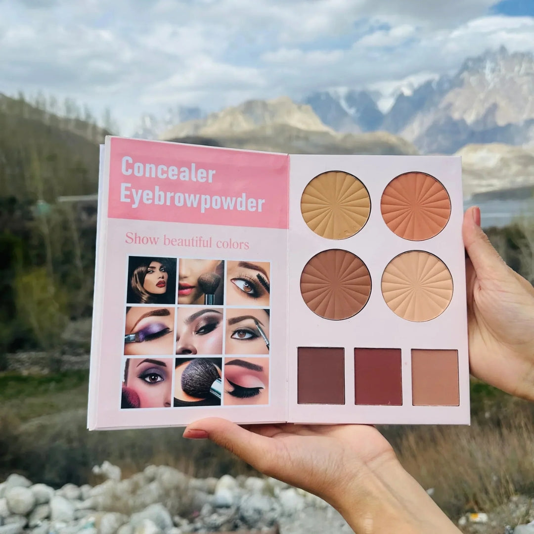 MOCALLURE | LIVRE DE MAQUILLAGE A FLEUR PALETTE 5 EN 1