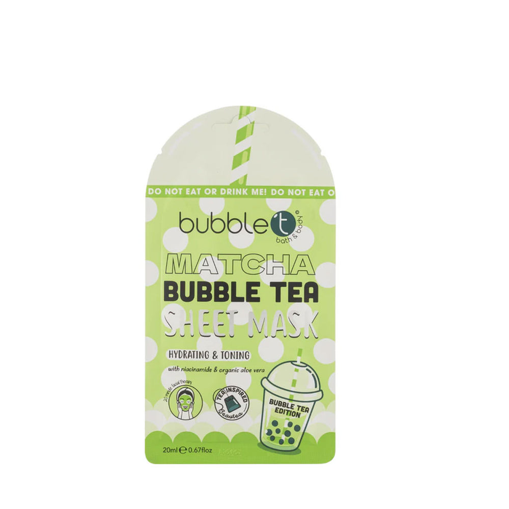 BUBBLE T COSMETICS | MATCHA SHEET MASK