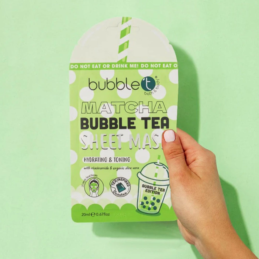 BUBBLE T COSMETICS | MATCHA SHEET MASK