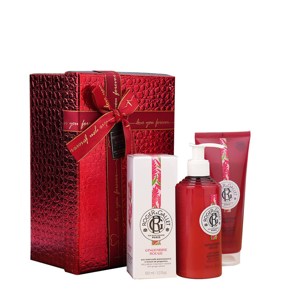 ROGER GALLET | GINGEMBRE ROUGE - SOIN PARFUMÉ COMPLET