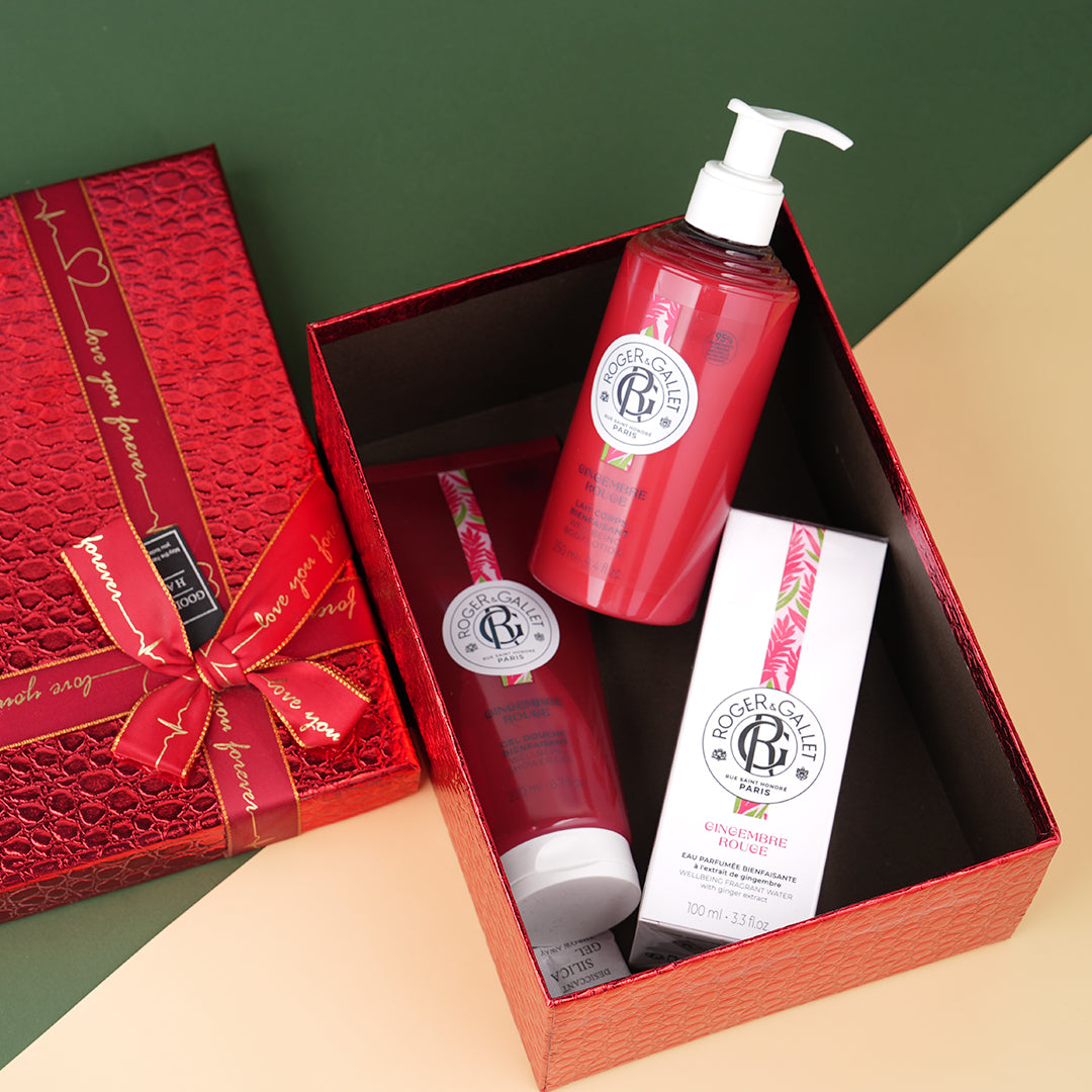 ROGER GALLET | GINGEMBRE ROUGE - SOIN PARFUMÉ COMPLET