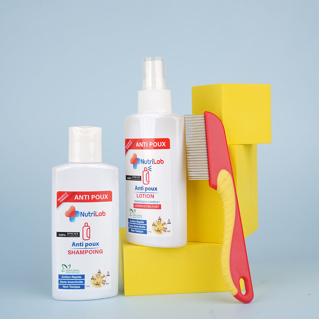 NUTRILAB | PACK SHAMPOOING & LOTION ANTI POUX & PEIGNE 125 ML