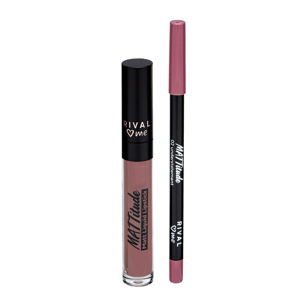 RIVAL LOVES ME | MATTITUDE LONG LASTING LIP KIT