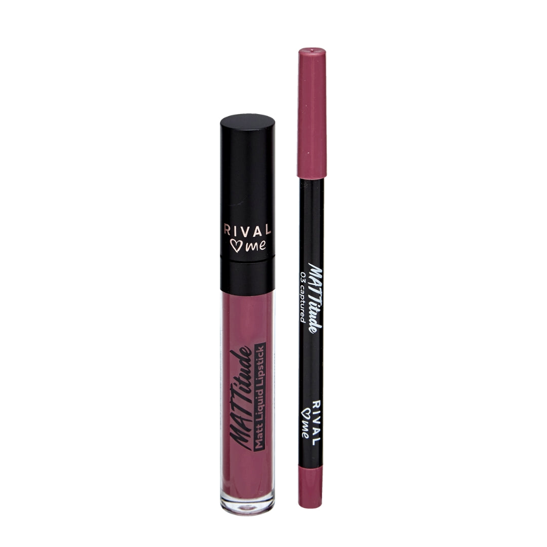 RIVAL LOVES ME | MATTITUDE LONG LASTING LIP KIT