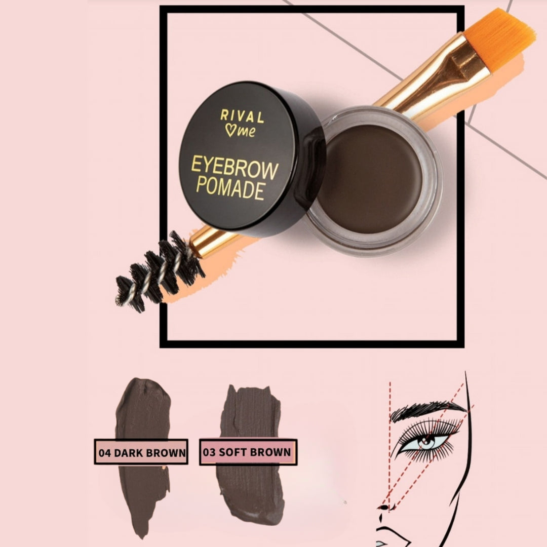 RIVAL | LOVES ME EYEBROW POMADE 2 IN 1